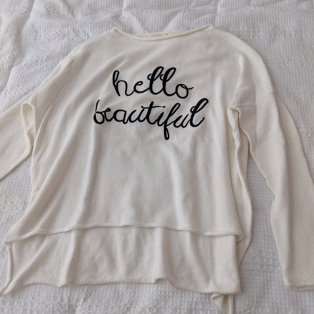 Hello Beautiful Sweater
